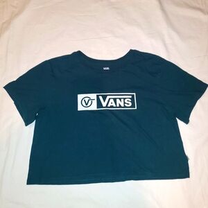 VANS Circle Tab Cropped Tshirt